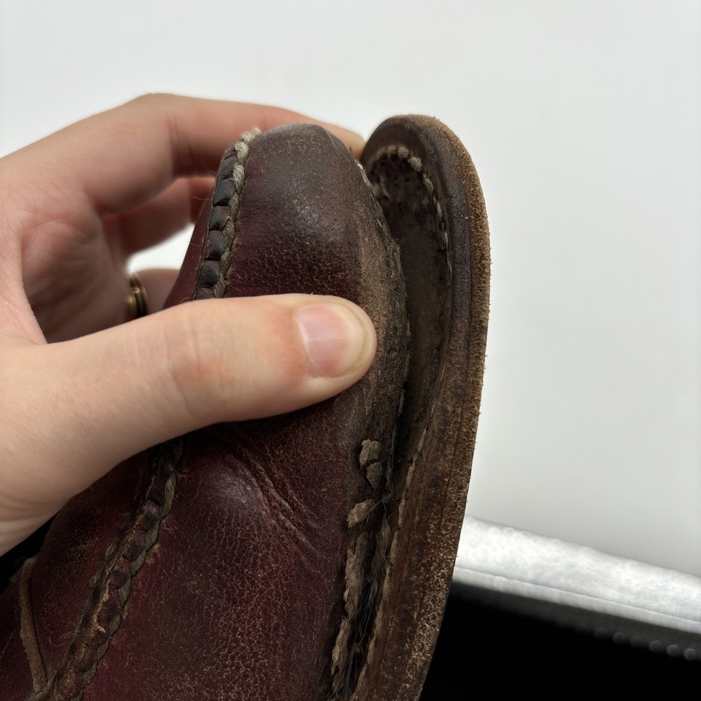 Rancourt & Co Penny Loafer Men's 10.5 D Leather Red Brown Made in USA READ - Picture 10 of 16